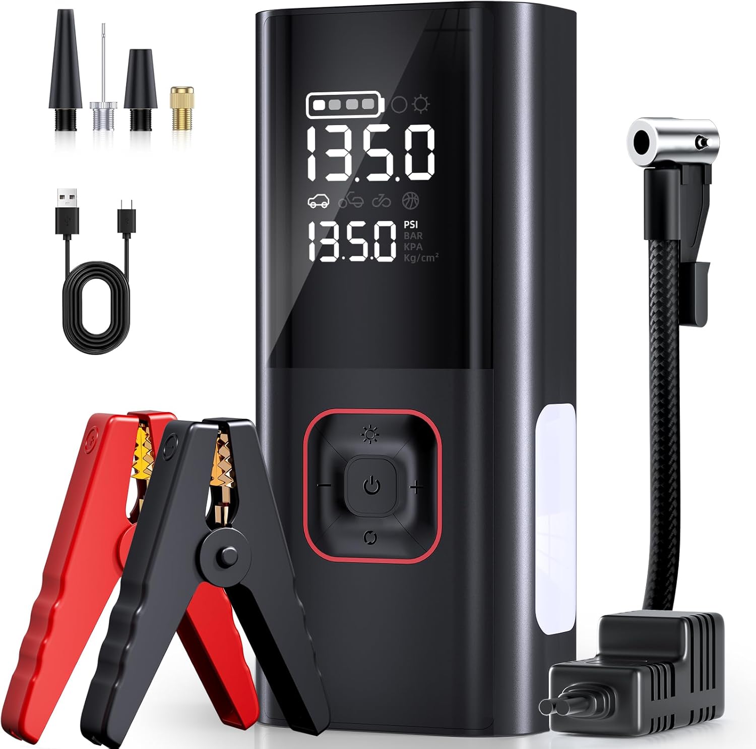 Jump Starter with Air Compressor Review