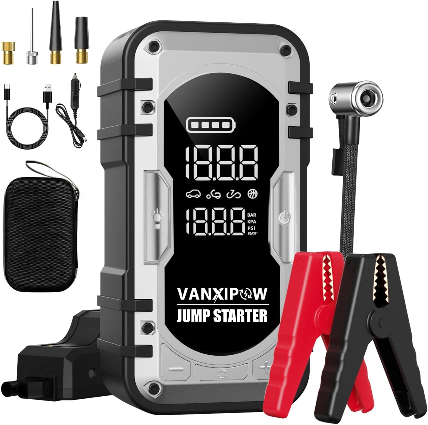 VANXIPOW Portable Car Battery Jump Starter Review