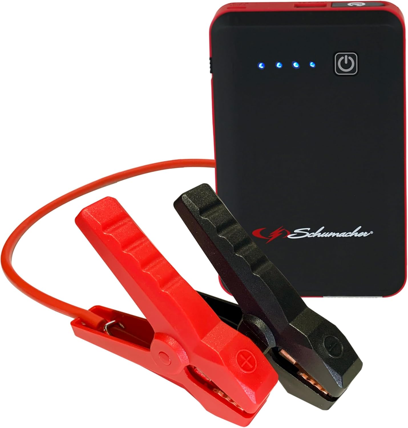 Schumacher Electric 800 Peak Amp 12V Portable Lithium Car Battery Jump Starter  Power Pack - Lithium Ion Jump Box - with USB Charging  LED Emergency Light - SL1638