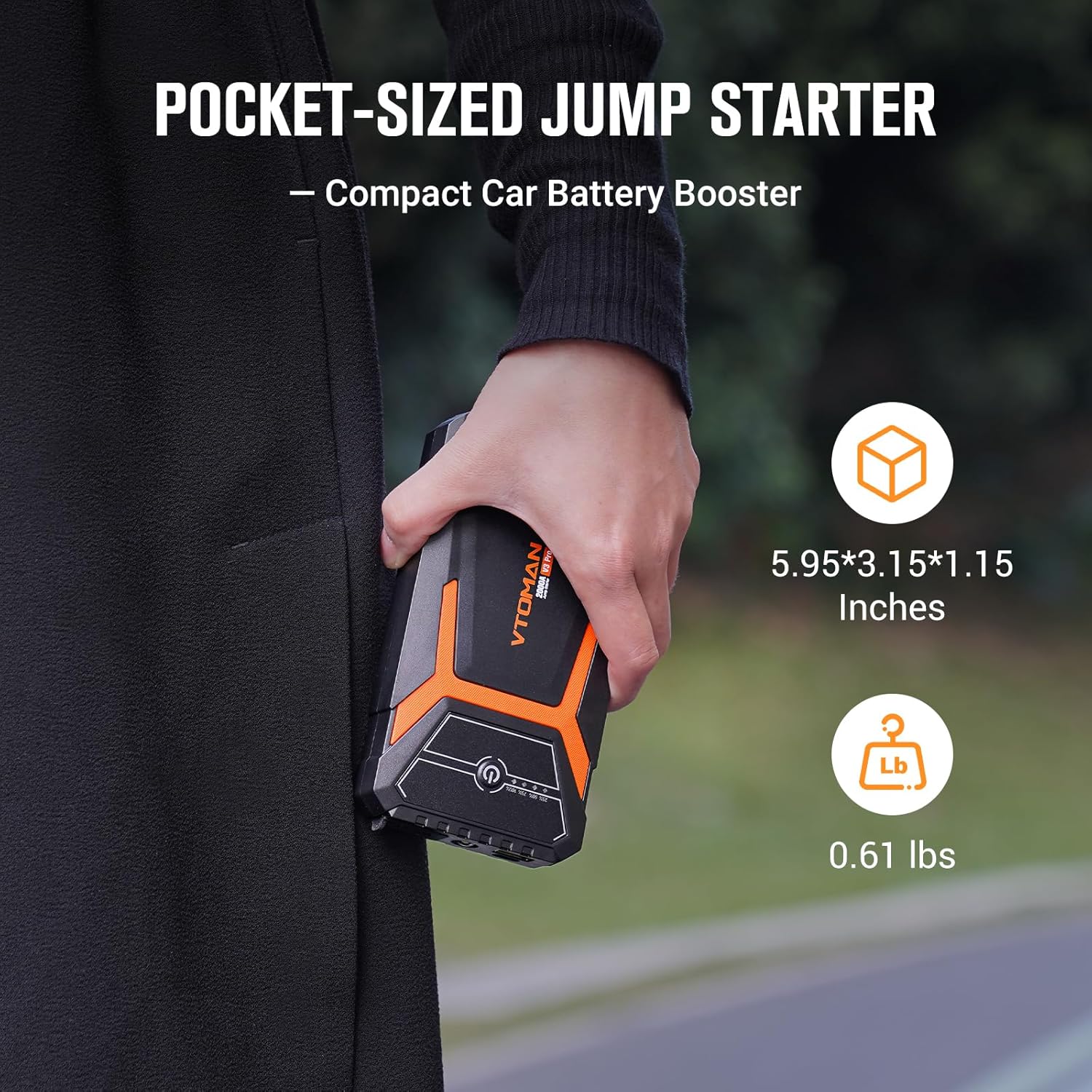 VTOMAN X7 Jump Starter with Air Compressor and V3 Pro Jump Starter, 4250A Portable Car Jumper with 160PSI Digital Tire Inflator  2000A Jump Starter