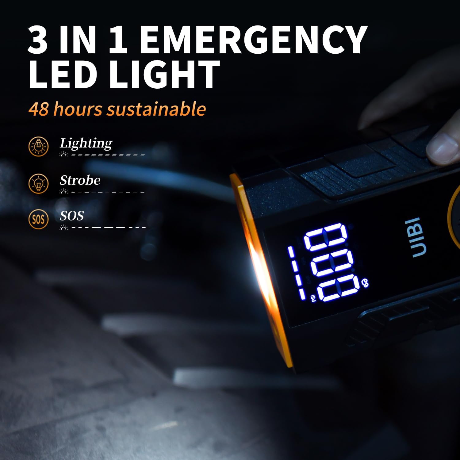 X5 2000A Car Jump Starter with Air Compressor (Up to 8.0L Gas/6.0L Diesel), X3 1500A Battery Jumper (7.5 Gas/5.5L Diesel) Portable with 150PSI Digital Tire Inflator, Power Bank with Type-C PD45W