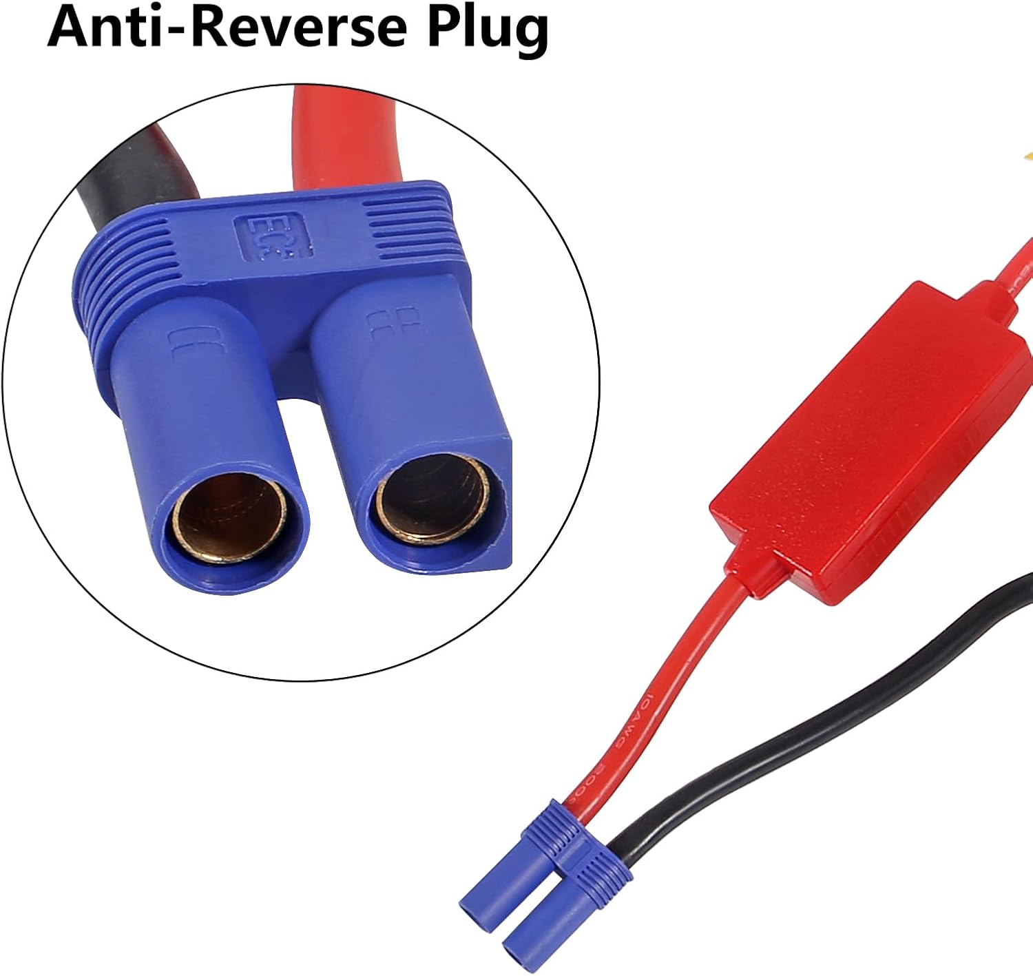 2Pcs Jump Starter Cable Replacement Emergency Car Portable Battery Jump Starter Cable Clamp Car Booster Cable Alligator for 12v Mobile Charger Automotive Universal Vehicles Starter