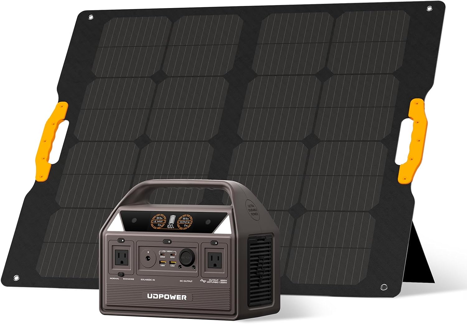 C600 595Wh Portable Power Station(Solar Panel Option) | 600W (1200W Surge) Pure Sine Wave AC + Max 240W Solar Input | LiFePO4 Battery for CPAP, RV, Emergencies C600 595Wh Portable Power Station(Solar Panel Option) | 600W (1200W Surge) Pure Sine Wave AC + Max 240W Solar Input | LiFePO4 Battery for CPAP, RV, Emergencies