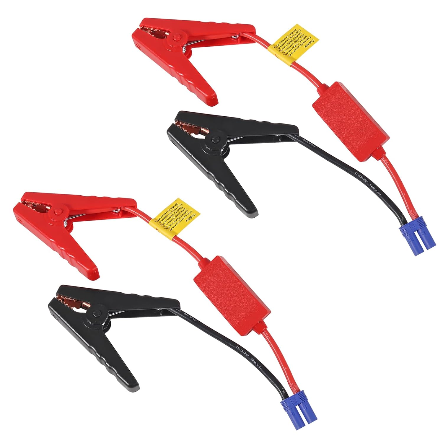 EC5 Jump Starter Cable with Battery Clamps for 12V Emergency Portable 10AWG Car Jump Start Battery Booster Cable Replacement Alligator Clips-Booster Jumper Cables -Car Jump Starter Battery Clip (1pcs)