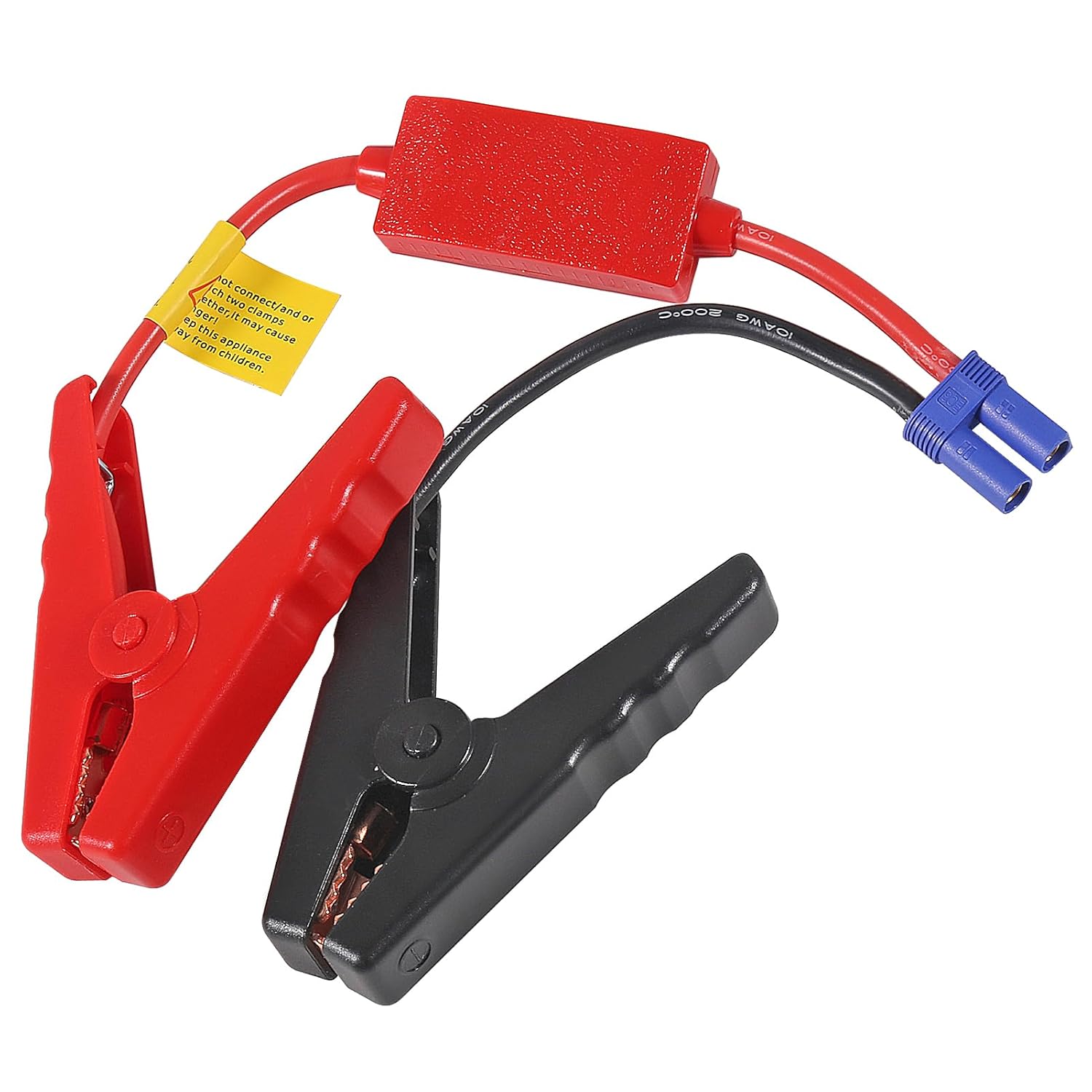EC5 Jump Starter Cable with Battery Clamps for 12V Emergency Portable 10AWG Car Jump Start Battery Booster Cable Replacement Alligator Clips-Booster Jumper Cables -Car Jump Starter Battery Clip (1pcs)