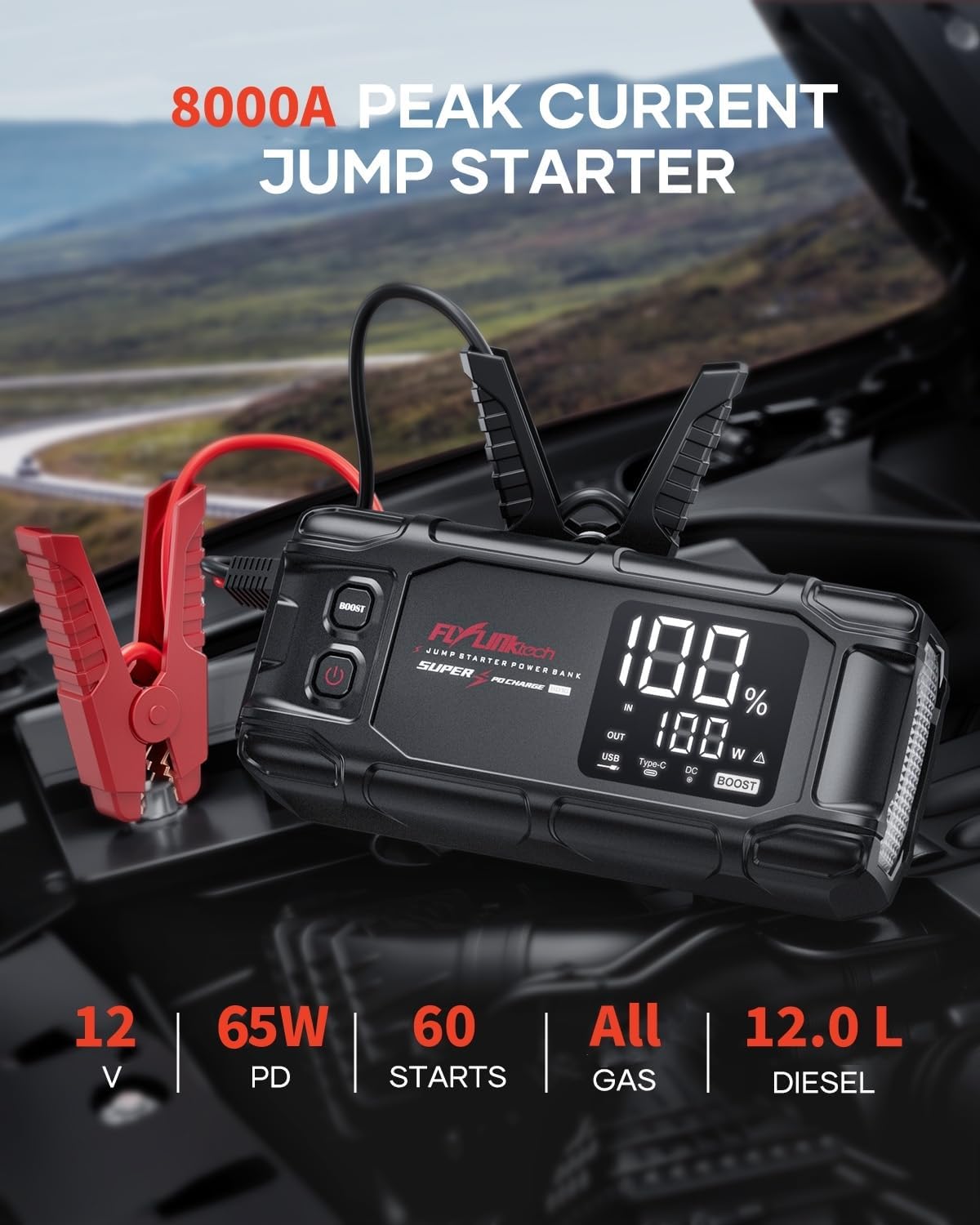 FLYLINKTECH Car Battery Jump Starter review