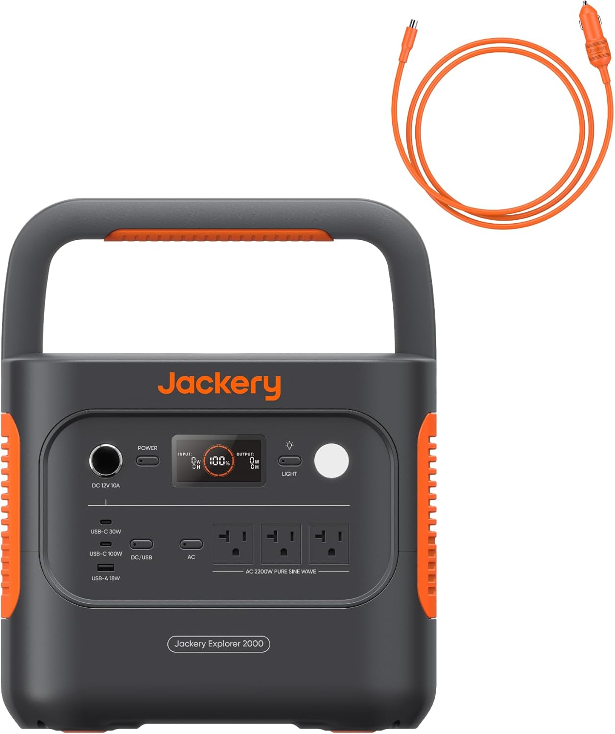 Jackery Solar Generator 2000 v2 with 2x200W Solar Panels, 2042Wh/2200W LiFePo4 Portable Power Station, 20ms UPS Home Backup, USB-C PD 100W Fast Charging for Power Outages, Emergencies, Camping  RVing