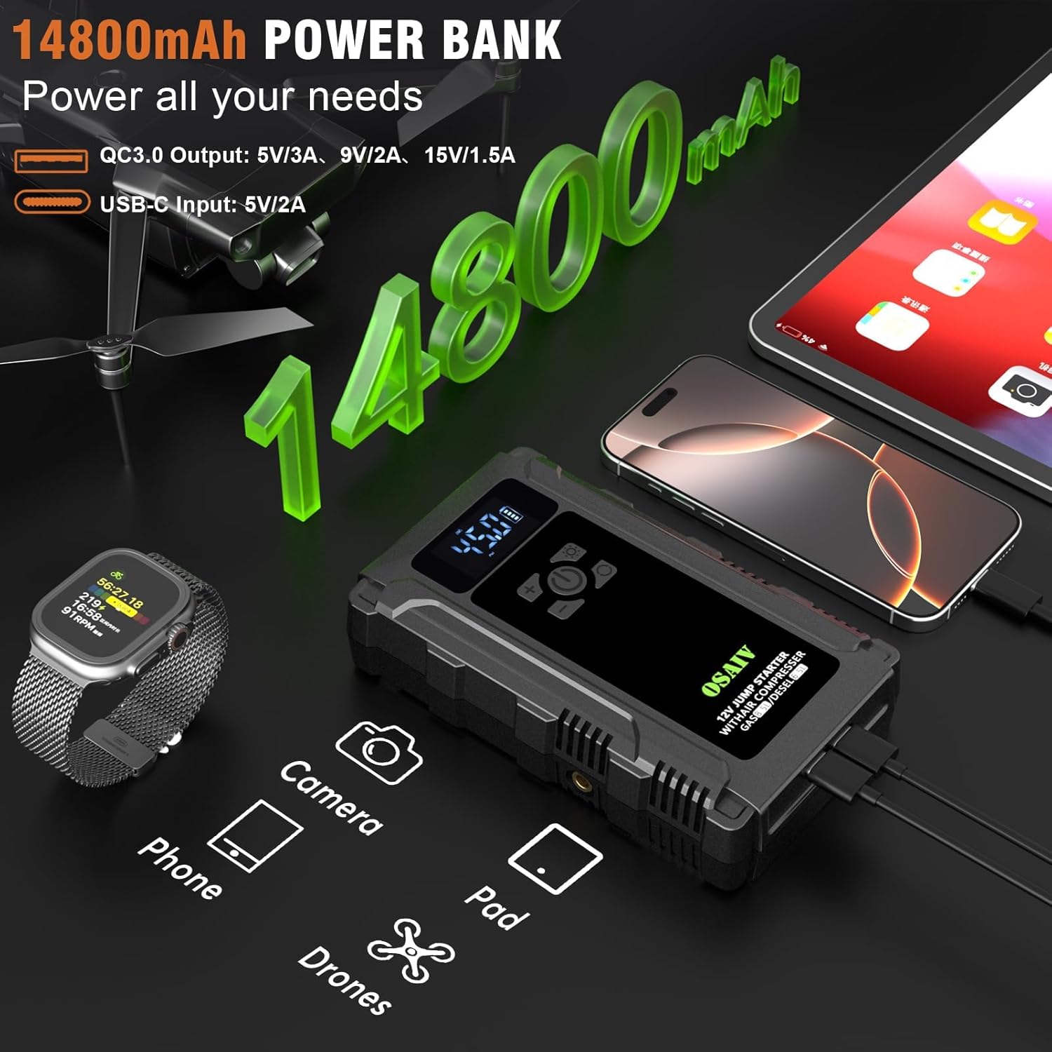 3000A Car Battery Jump Box Review