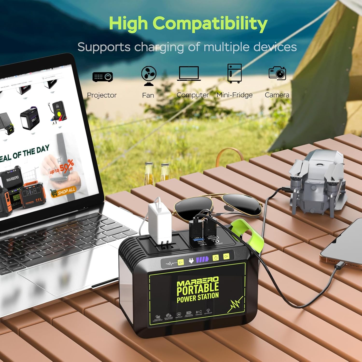 MARBERO 80W Solar Powered Generator Review