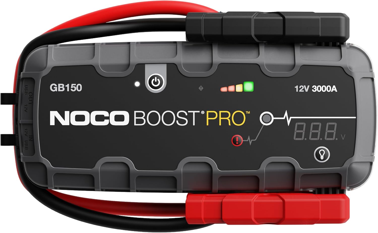 NOCO Boost GB150: 3000A UltraSafe Jump Starter – 12V Lithium Battery Booster Pack, Portable Jump Box, Power Bank  Jumper Cables - for 9.0L Gas and 7.0L Diesel Engines