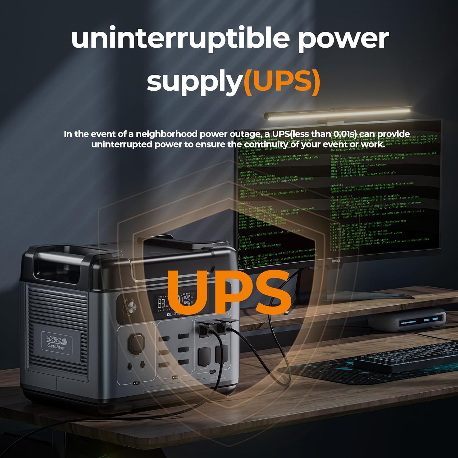 OUKITEL P2001 PLUS 2400W Portable Power Station, 2048Wh Large Capacity Solar Generator with 200W Solar Panel,LiFePO4 (LFP) Battery, AC/DC BMS Emergency Power Station for Home Backup, Camping OUKITEL P2001 PLUS 2400W Portable Power Station, 2048Wh Large Capacity Solar Generator with 200W Solar Panel,LiFePO4 (LFP) Battery, AC/DC BMS Emergency Power Station for Home Backup, Camping