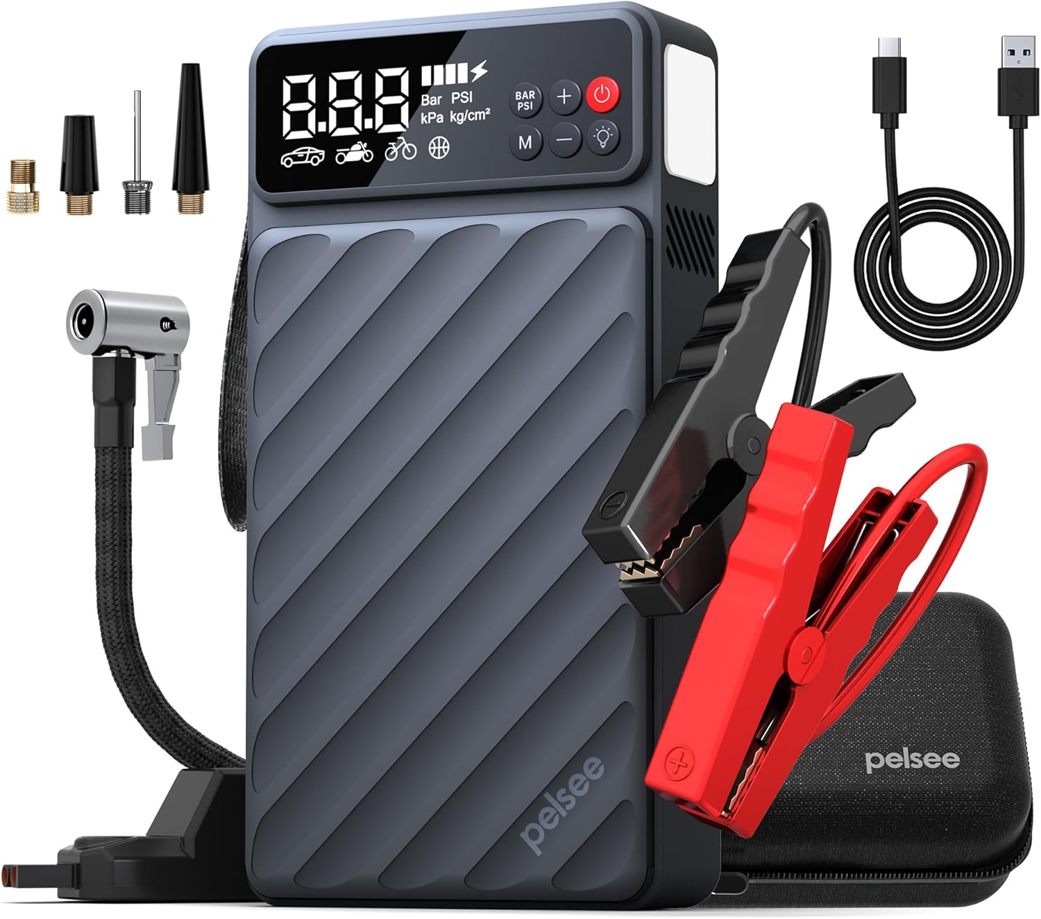Pelsee 3500A Jump Starter Review