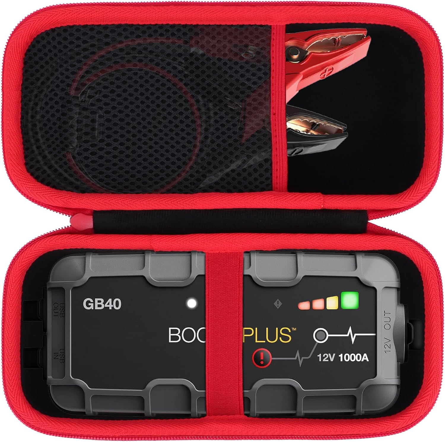 Storage Case Compatible with Boost Plus GB40 / Boost X GBX45 / Boost Sport GB20 / Boost XL GB50 UltraSafe Car Battery Jump Starter