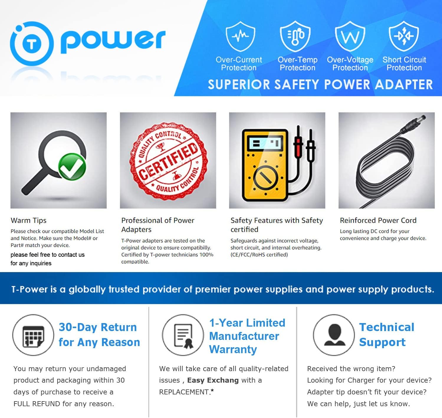 T POWER Charger Cable for NOCO Boost X GBX45 GBX55 GBX75 GBX155 Genius Boost Plus Sport GB20 GB30 GB40 GB70 1000A Battery Jump Starter Auto Cord Power Supply Micro_USB + Home Charger