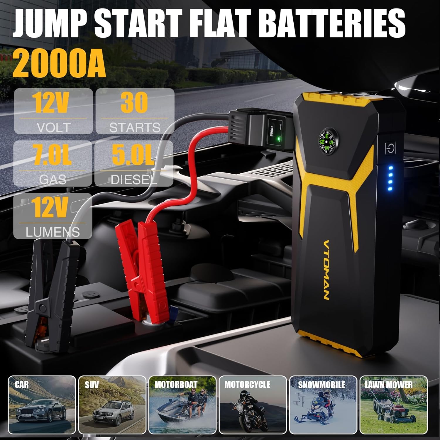 VTOMAN V6 Pro Jump Starter Review