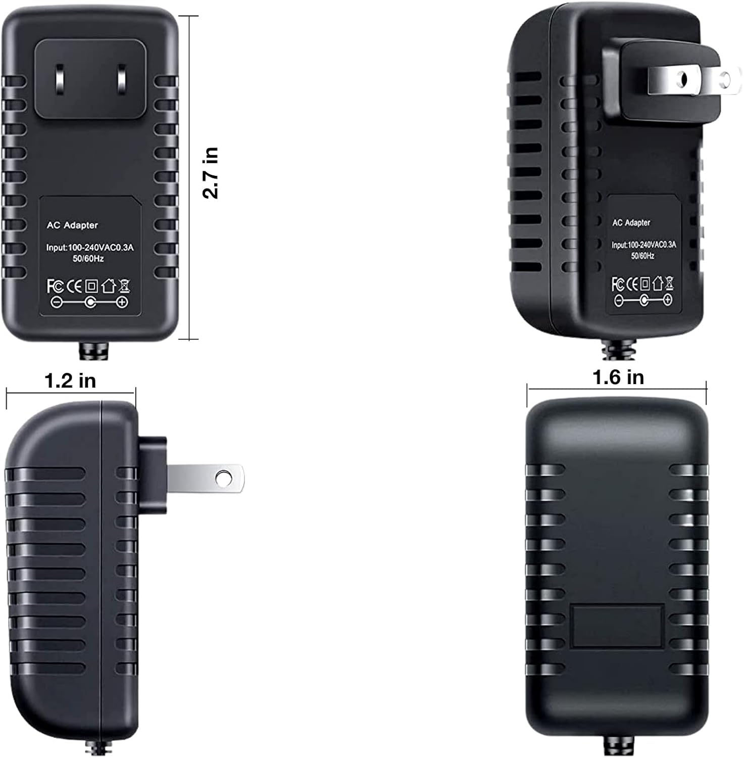 5V AC/DC Adapter Compatible with Yealink W60 W60B W60P W56 W56P W52 W52P DECT IP Phone Base Station Cordless Handset 5 Stars Telecom GPA-5vA-US TSA1-050120WA 5VDC 1.2A 6W Power Supply Charger