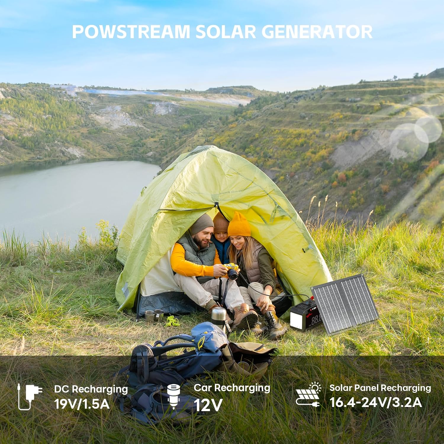 POWSTREAM 24000mAh Solar Generator Review