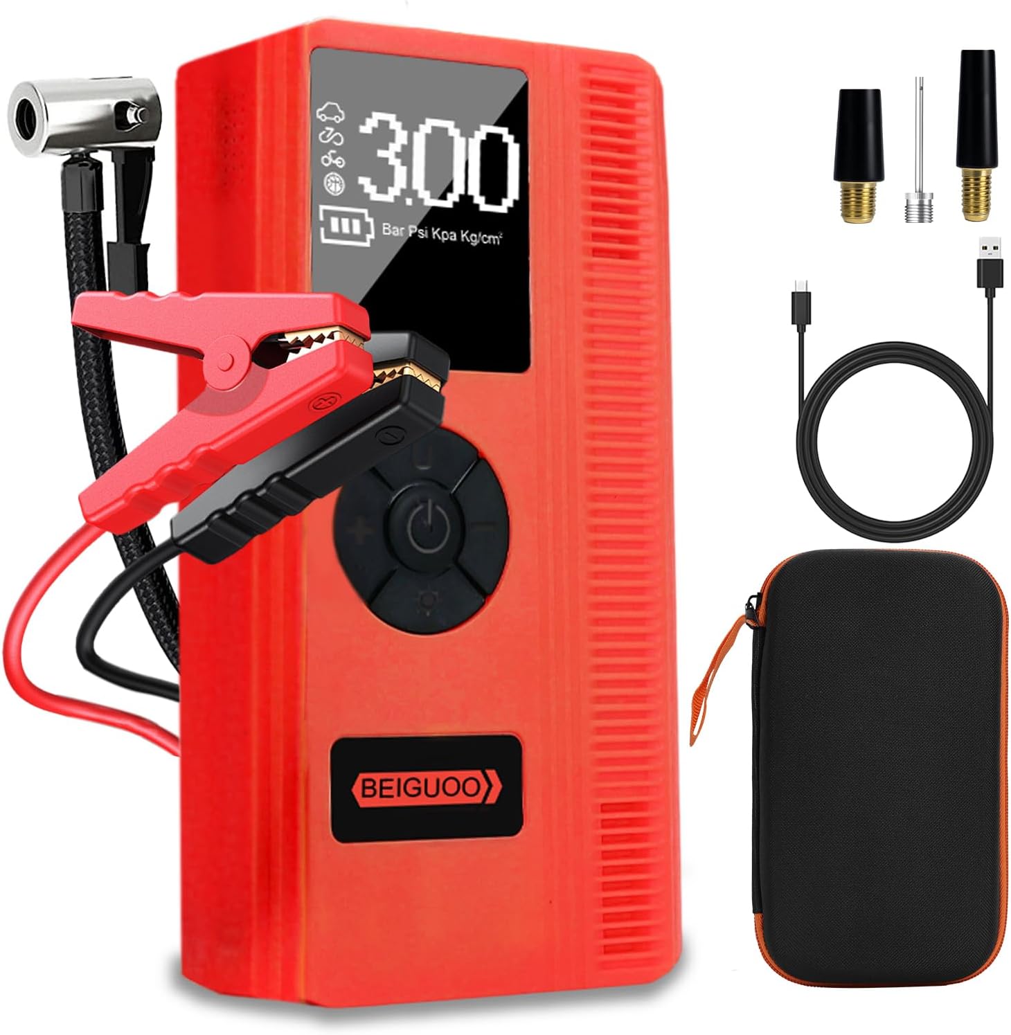 3000A Jump Starter with Air Compressor review