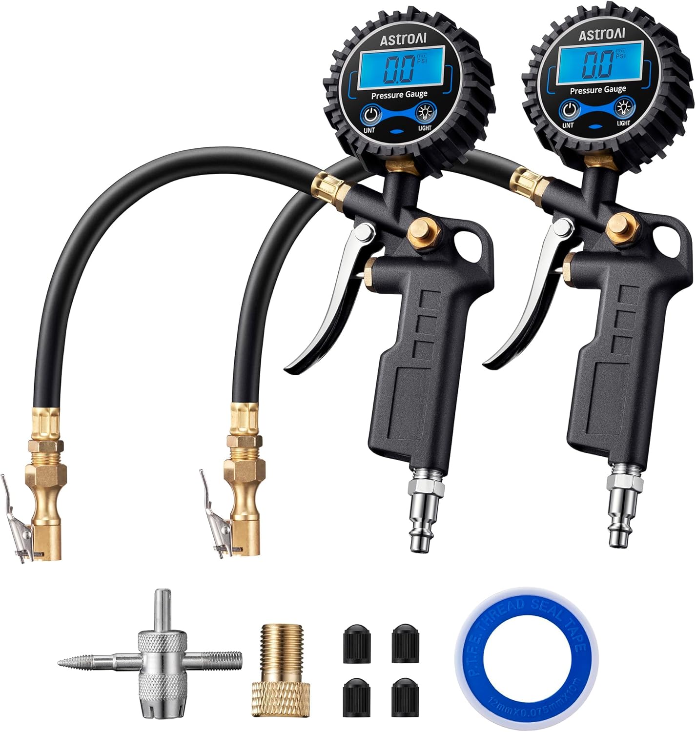 AstroAI Digital Tire Pressure Gauge with Inflator  S8 Air Jump Starter with Air Compressor