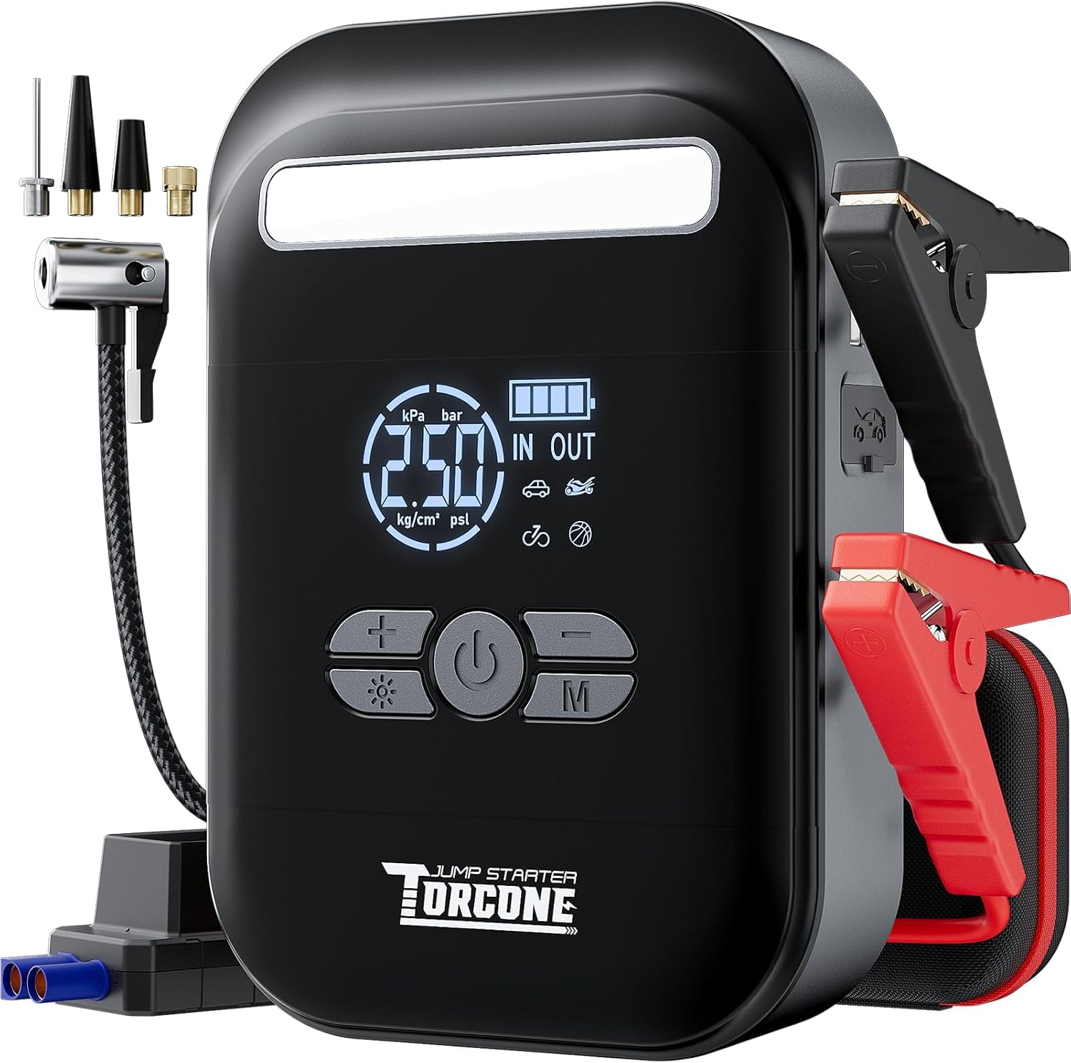 Car Battery Jump Starter with Air Compressor 6000A review