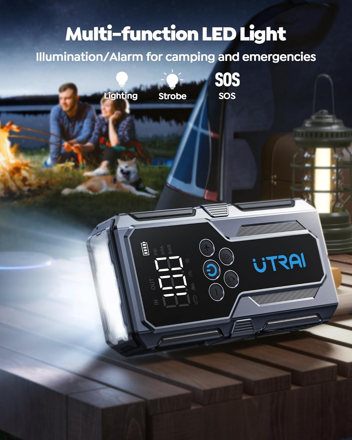 UTRAI JS-9 4000A Jump Starter with Air Compressor review