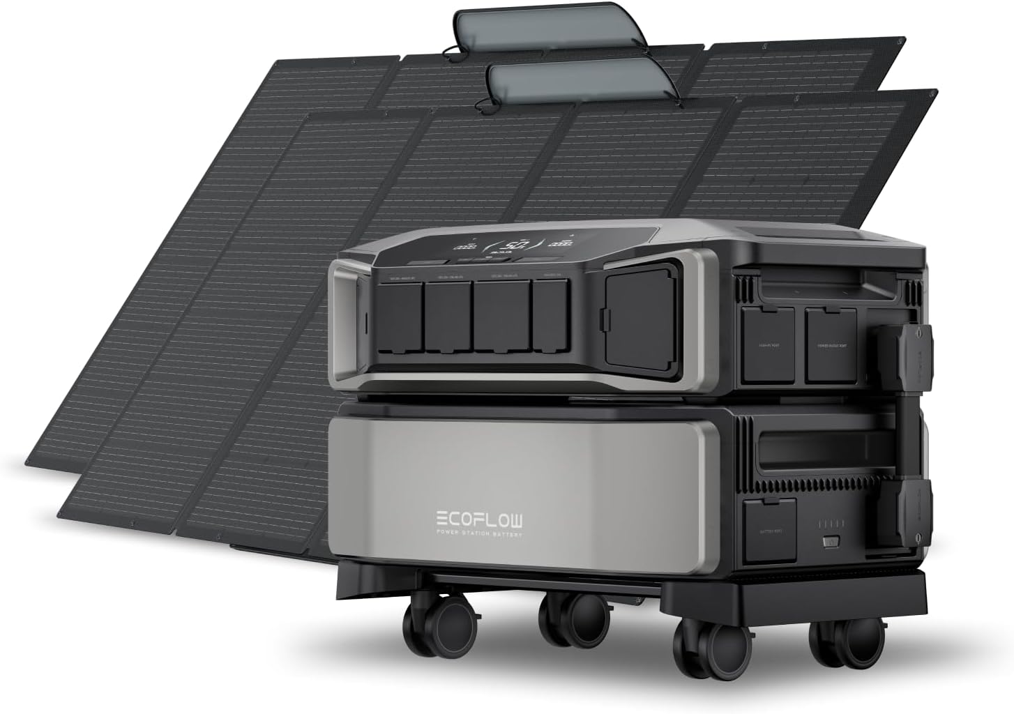 EF ECOFLOW DELTA Pro Ultra with Smart Home Panel 2, 6144Wh Power Station, 120/240V 7200W AC Output, Lifepo4 Battery Backup Expandable to 90kWh, Solar Generator for Home Use, RV