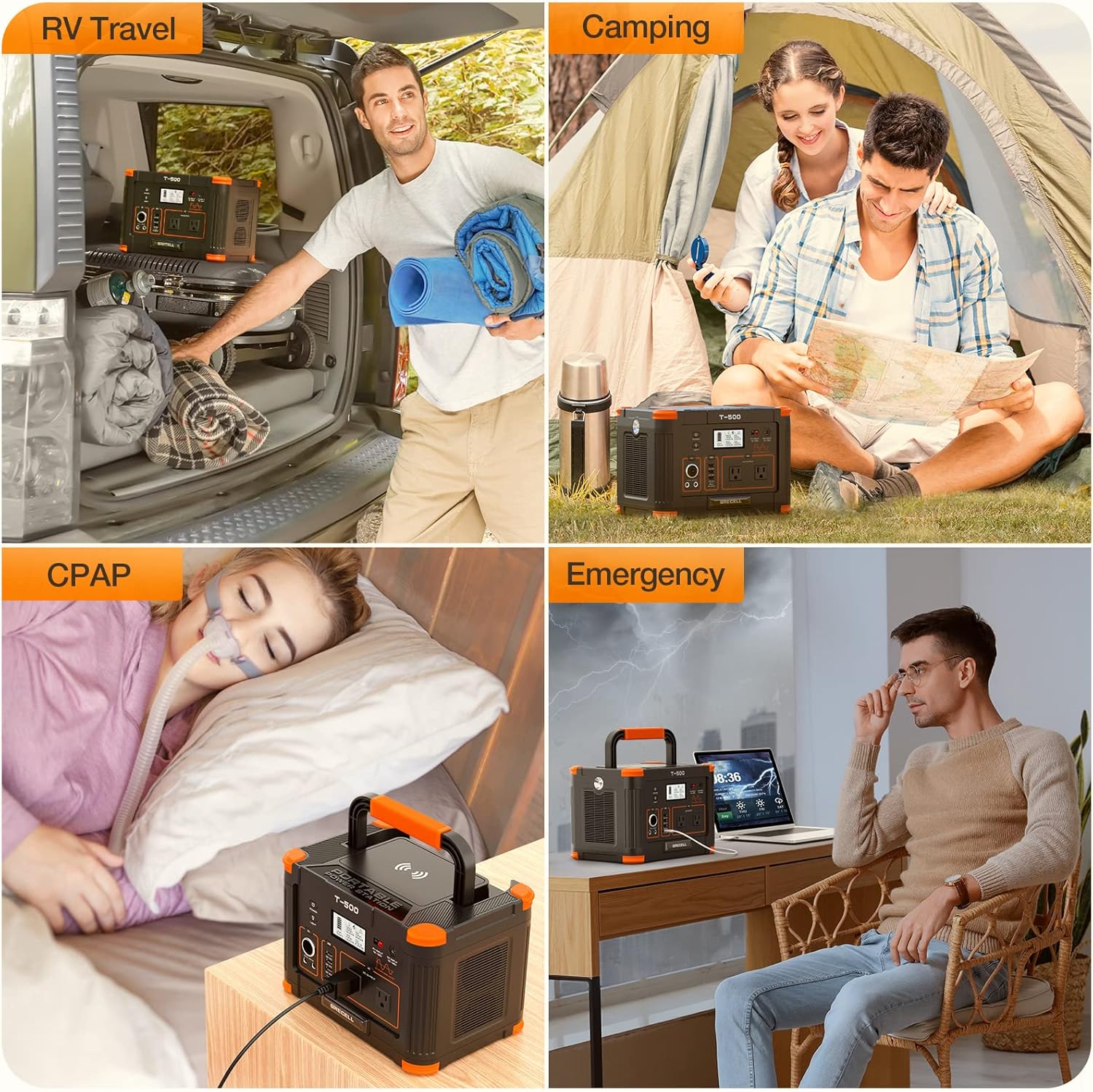GRECELL 300W Portable Power Station 230.88Wh Solar Generator with USBC PD 60W, 110V Outlet Perfect for Camping, Outdoor Trips, Home Backup  Travel