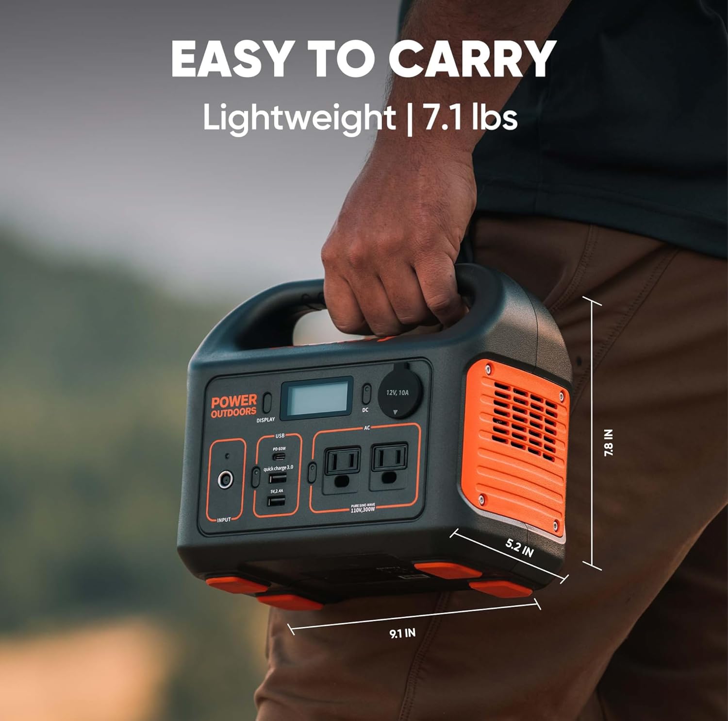 Jackery Explorer 300 Solar Generator with 40W Solar Panel, 293Wh Backup Lithium Battery, Book-Sized Foldable Solar Panel