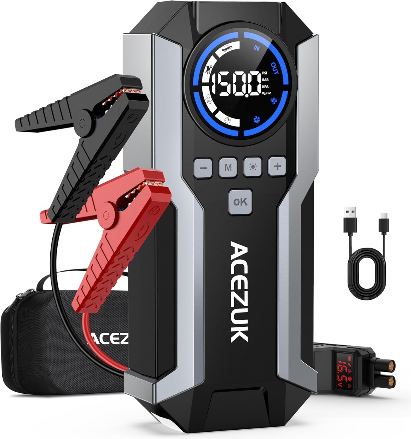 Jump Starter with Air Compressor 8000A 150PSI review