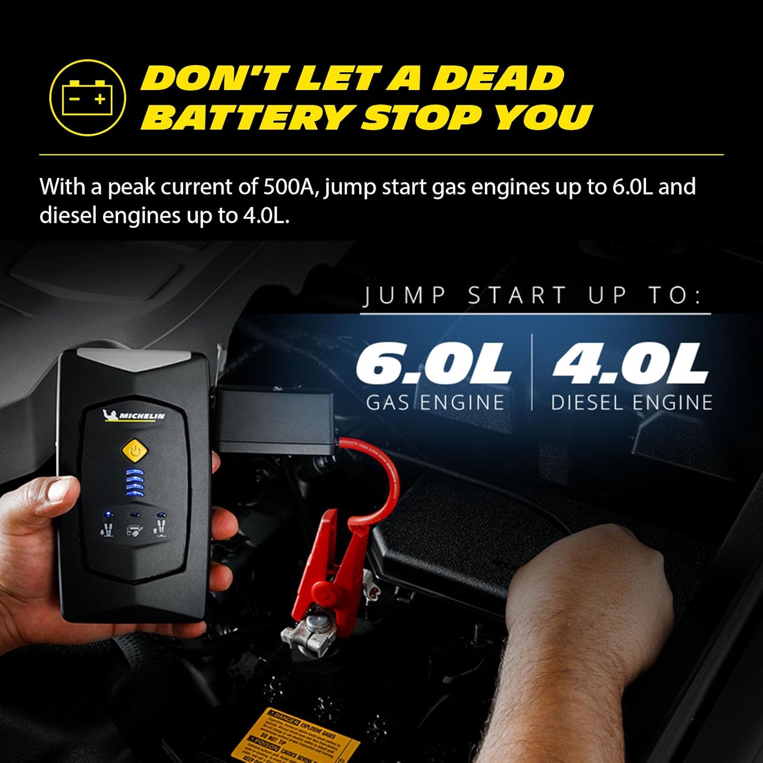 MICHELIN 12V LiFePO4 10000mAh Jump Starter review