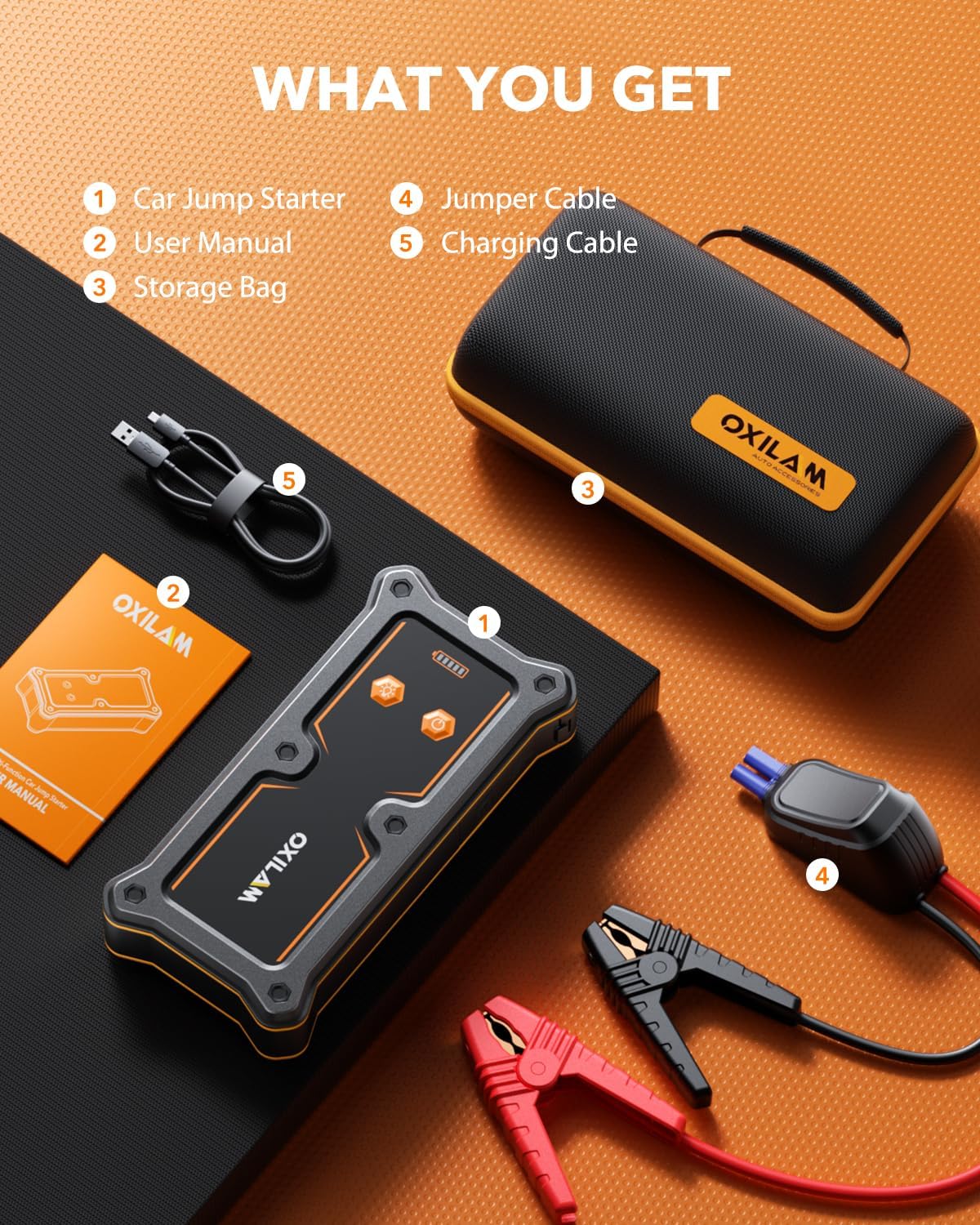 OXILAM Jump Starter 6000A review