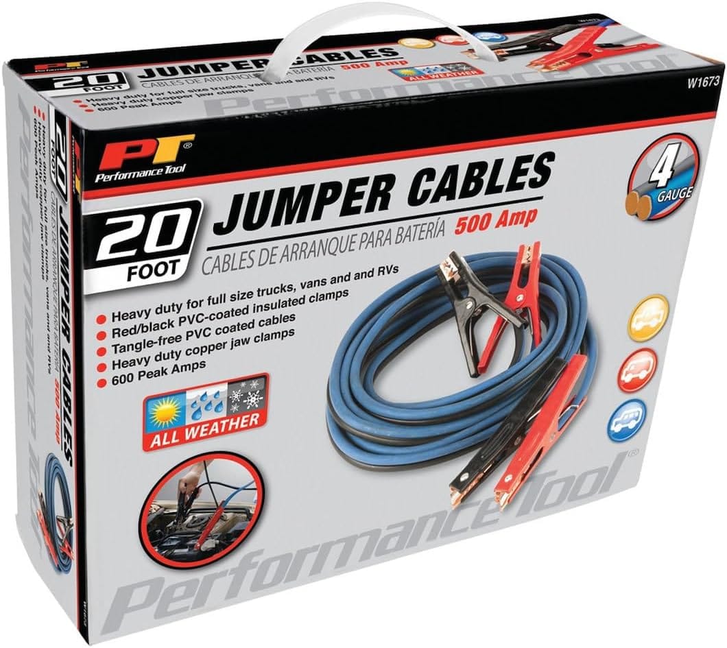 Performance Tool W1665 900 Amp Jump Starter, Inflator, Portable Power Unit