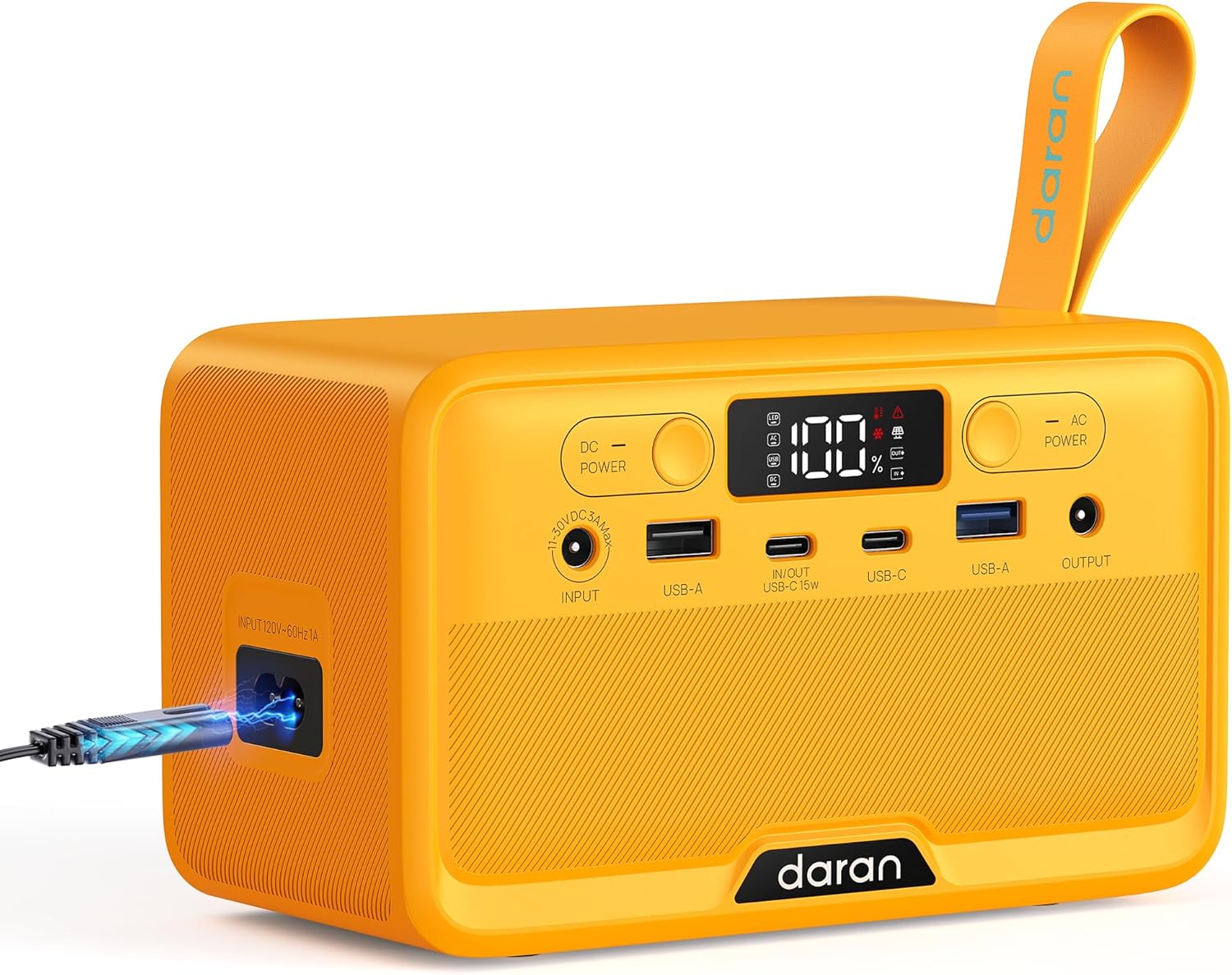 Portable Power Station 28,000mAh LiFePO4 Battery 100W(200W Peak) Solar Power Bank, Portable Charger Small Generator with AC Outlets  PD Fast Charging for Home/Laptop/Camping(Solar Panel Optional)