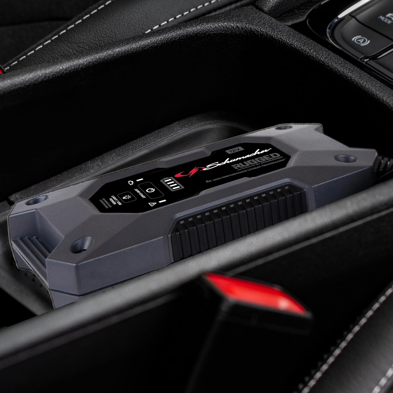 Schumacher Electric Lithium Jump Starter and Portable Power Pack SL1648, 3-in-1, 1250A, 12V, for 6.0L Gas, 3.0L Diesel Engines- Works on Cars, Trucks, Motorcycles, Marine Batteries, SUVs, and More
