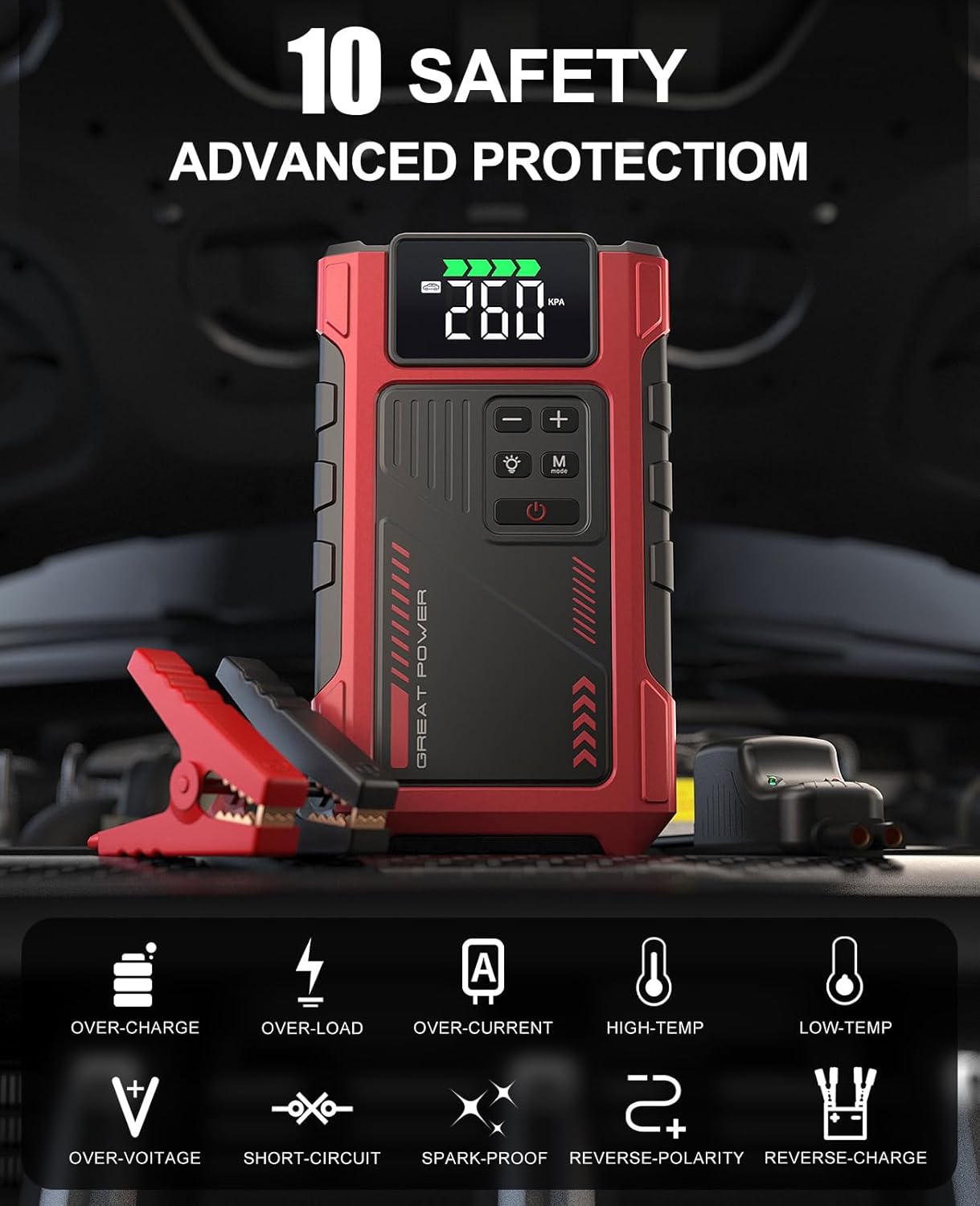 4000A Car Jump Starter with Air Compressor review