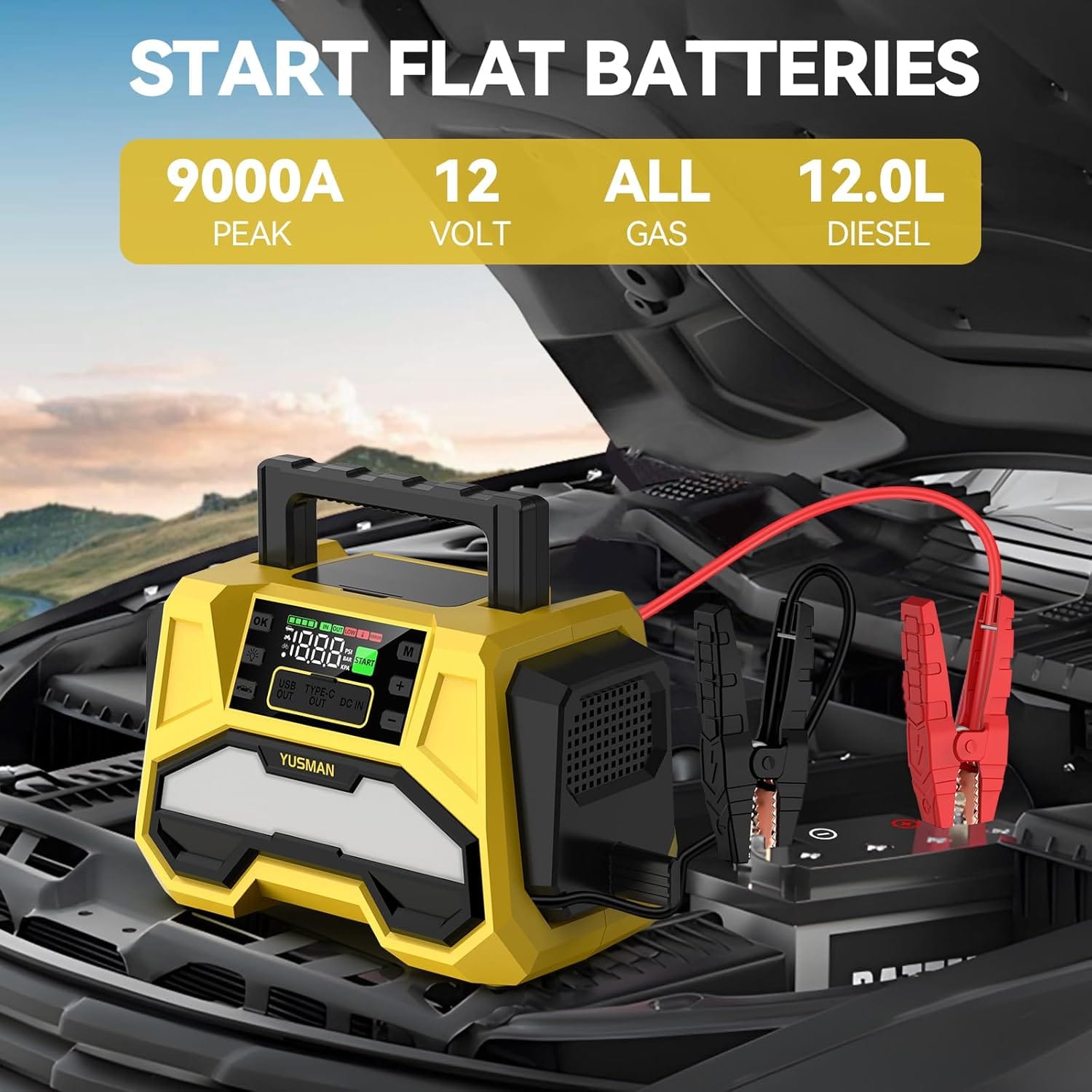 Car Jump Starter with Air Compressor review