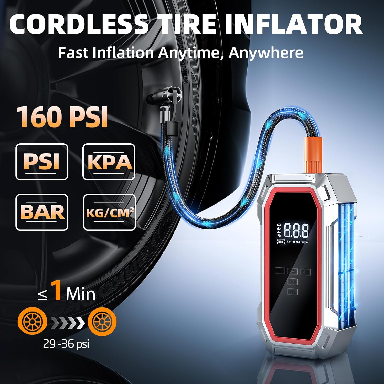 Jump Starter with Air Compressor 5000A review
