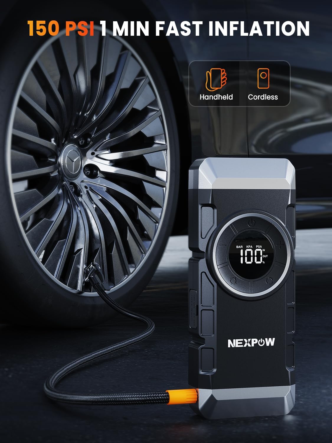 NEXPOW 3000A Car Jump Starter with Air Compressor review