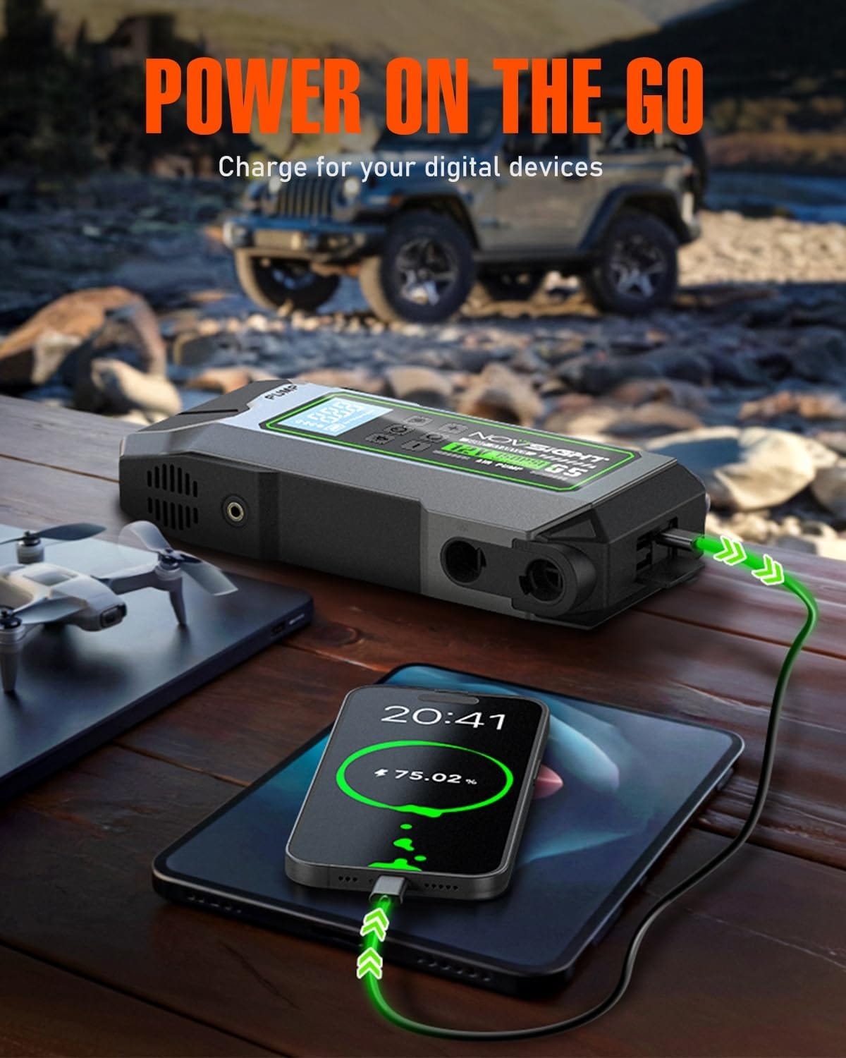 NOVSIGHT 3000A Portable Jump Box review