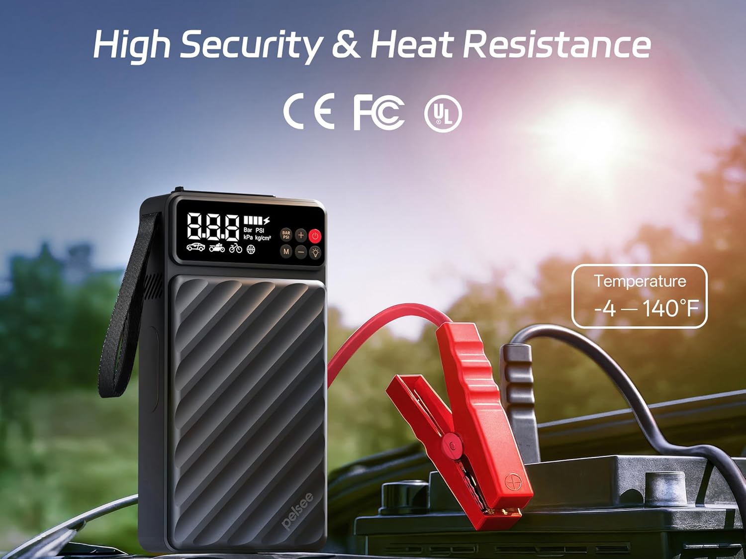 Pelsee 3500A Jump Starter with Air Compressor review
