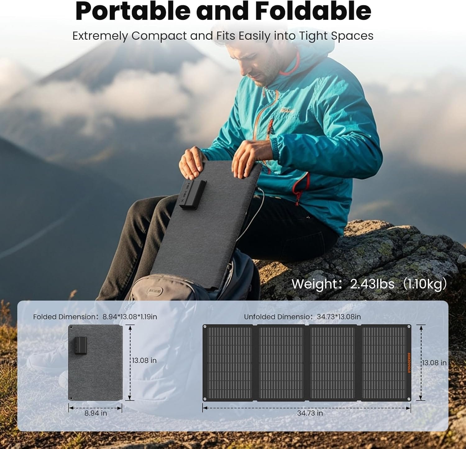 SOKIOVOLA 200W Portable Solar Panel review