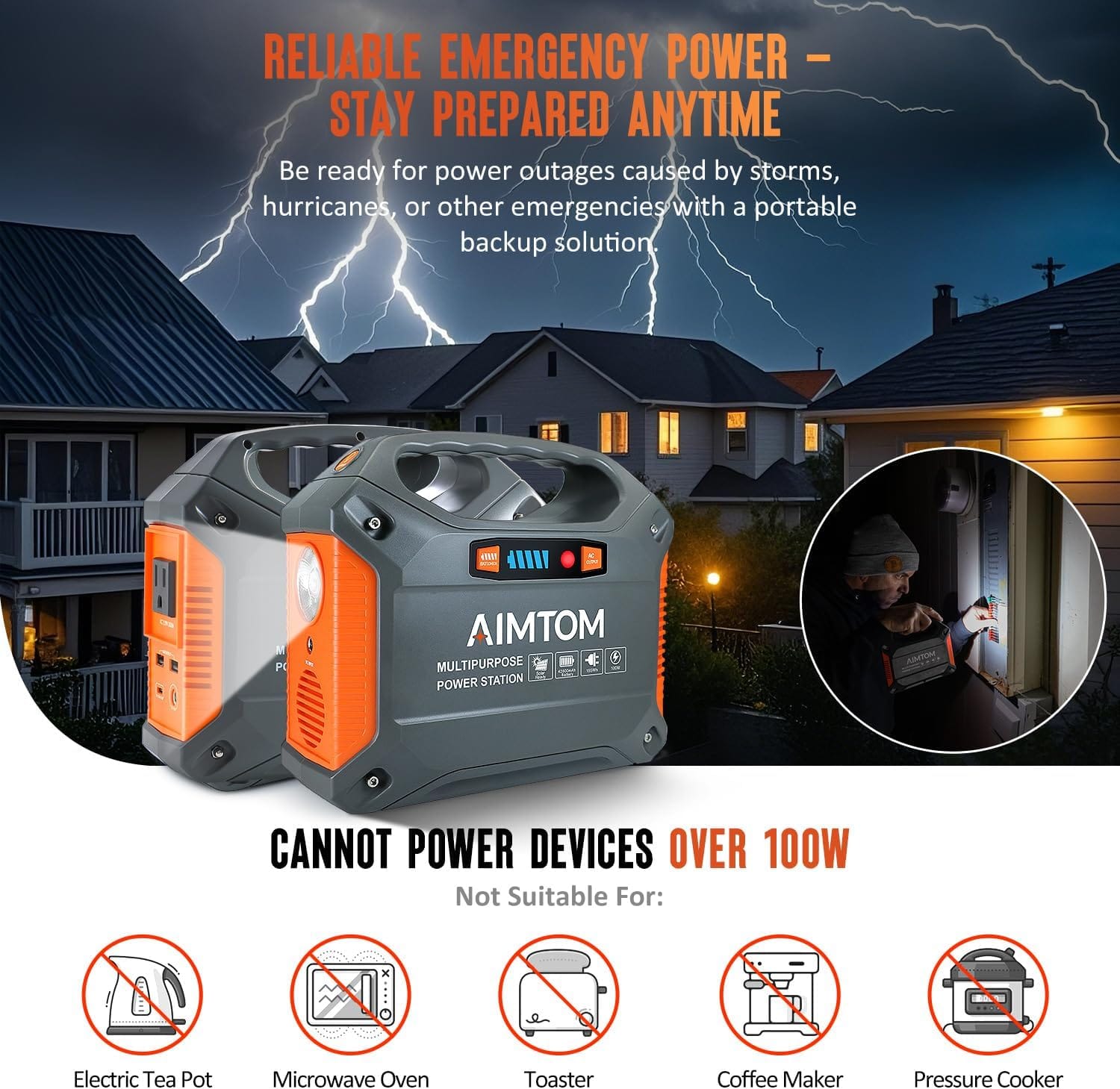 AIMTOM 155Wh Portable Power Station review