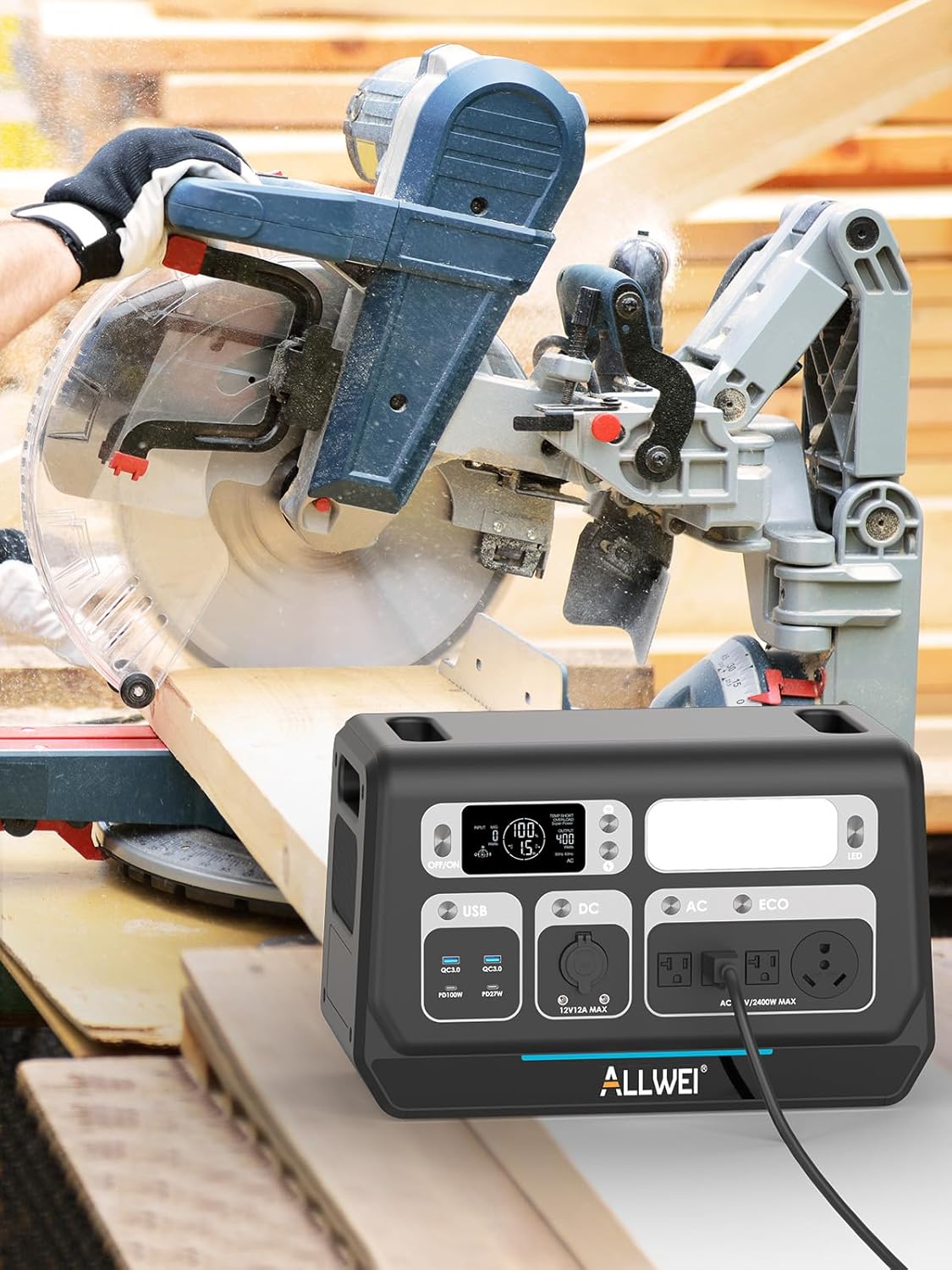 ALLWEI Portable Power Station 300W 280Wh review