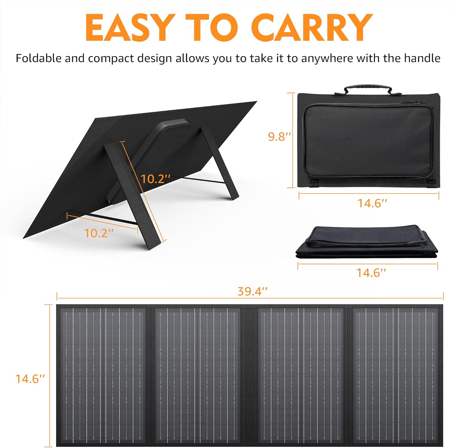 Foldable Solar Panel Charger 60W review