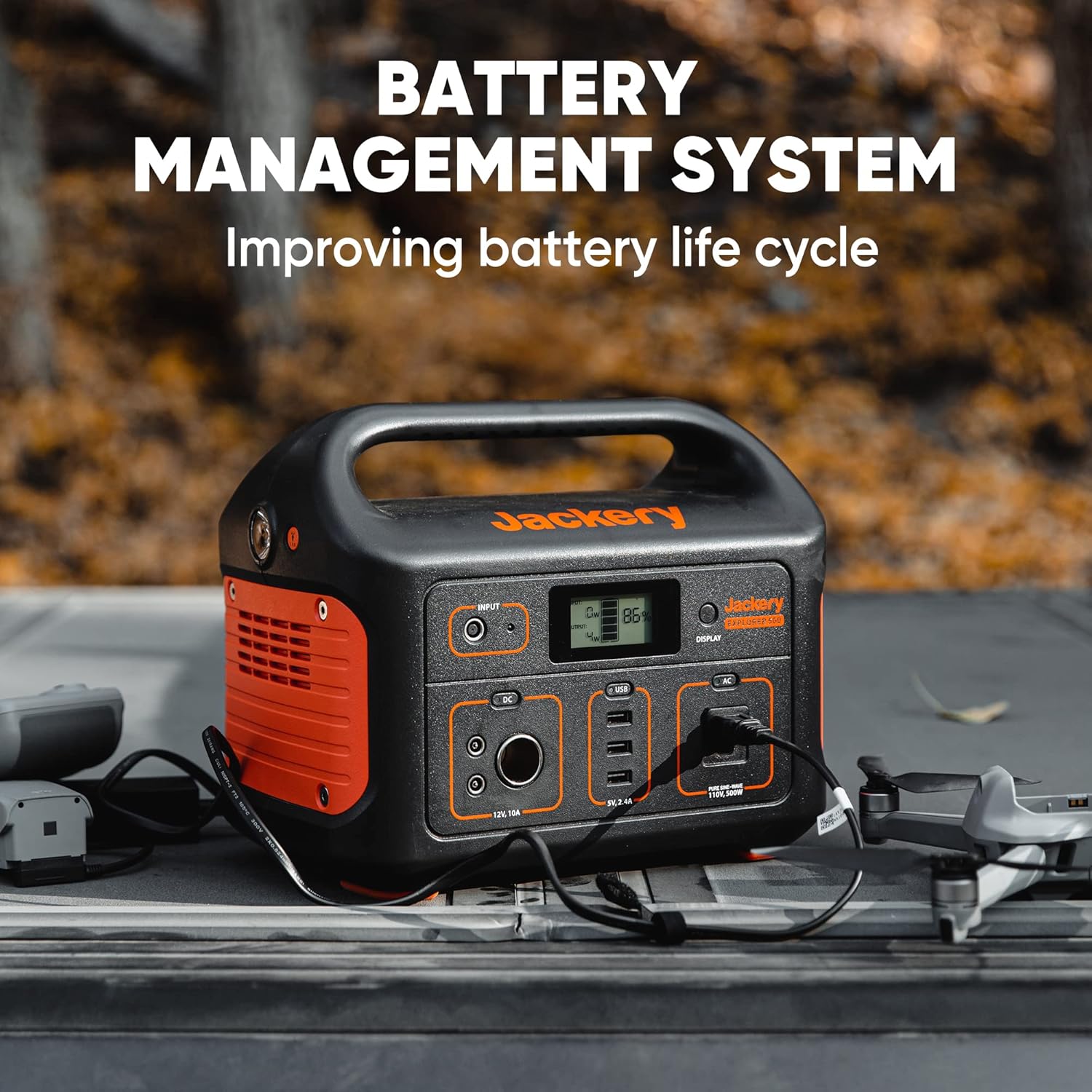 Jackery Portable Power Station Explorer 500, 518Wh Outdoor Solar Generator Mobile Lithium Battery Pack with 110V/500W AC Outlet for Home Use, Emergency Backup,Road Trip Camping (Solar Panel Optional) Jackery Portable Power Station Explorer 500, 518Wh Outdoor Solar Generator Mobile Lithium Battery Pack with 110V/500W AC Outlet for Home Use, Emergency Backup,Road Trip Camping (Solar Panel Optional)