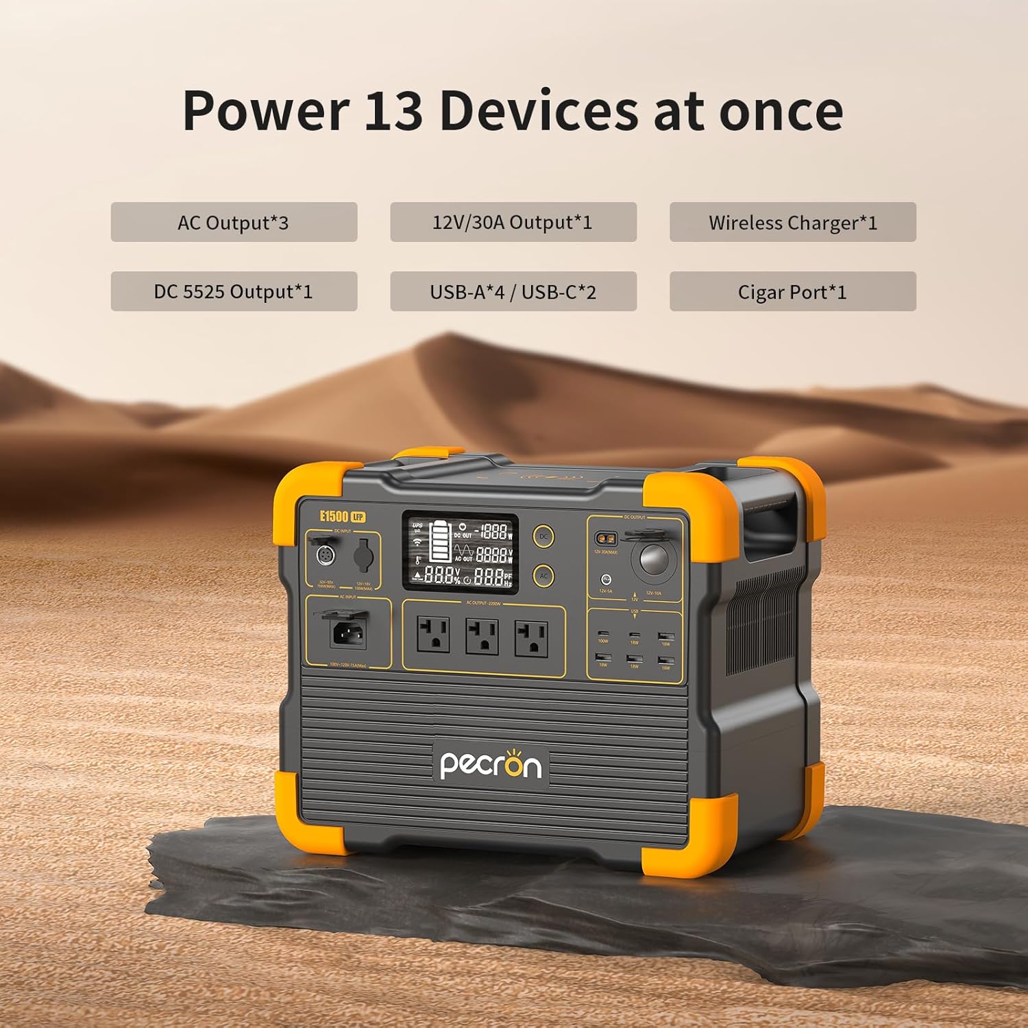 pecron E1500LFP 2200W Solar Generator review