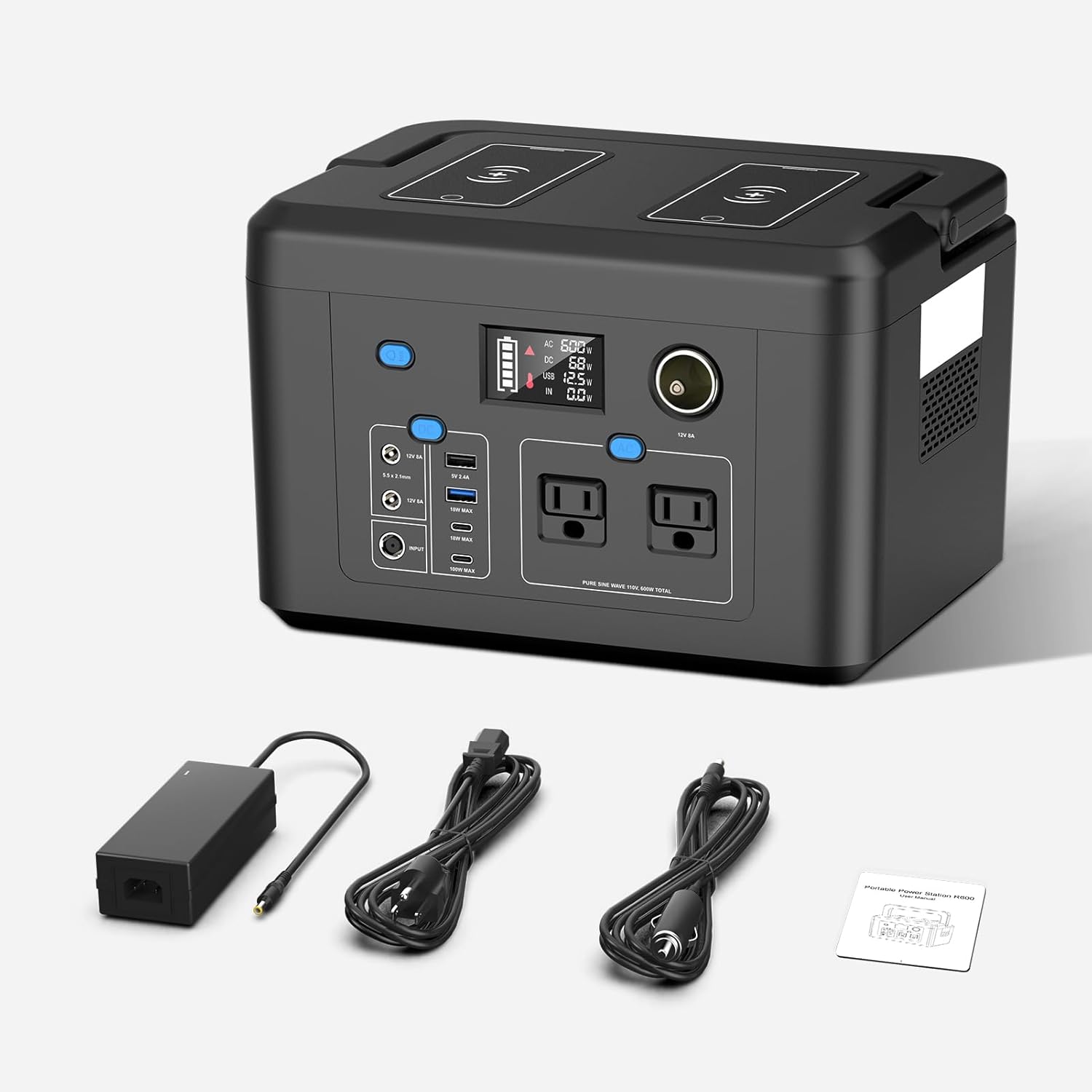 Powkey R600 Portable Power Station 600W review
