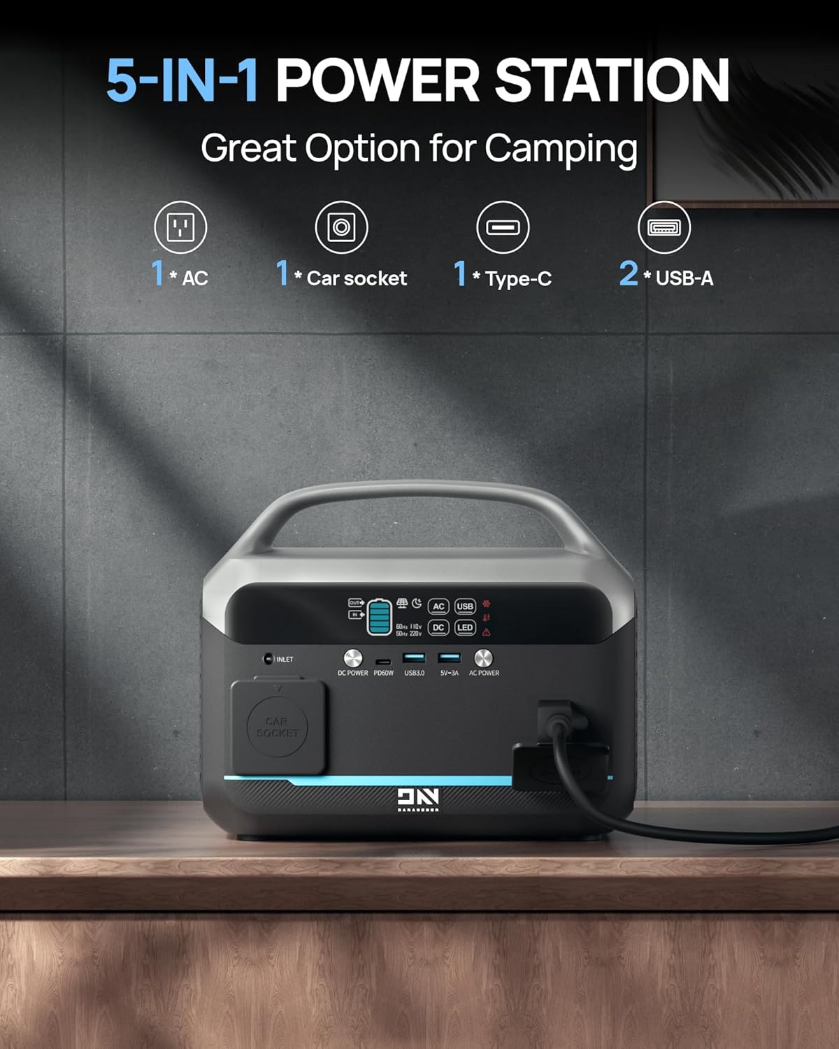 Portable Power Station 288Wh LiFePO4 review