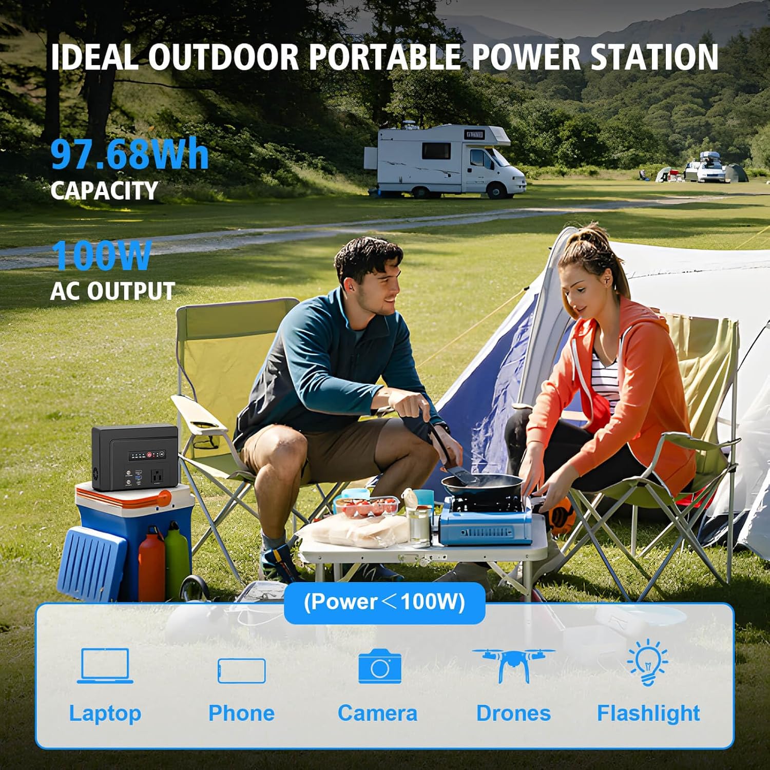 Powkey Solar Powered Generator 200W 146Wh review