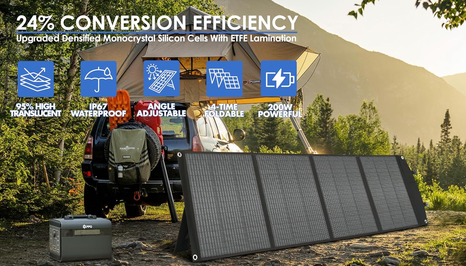 PPQ 200W Portable Solar Panel Kit review